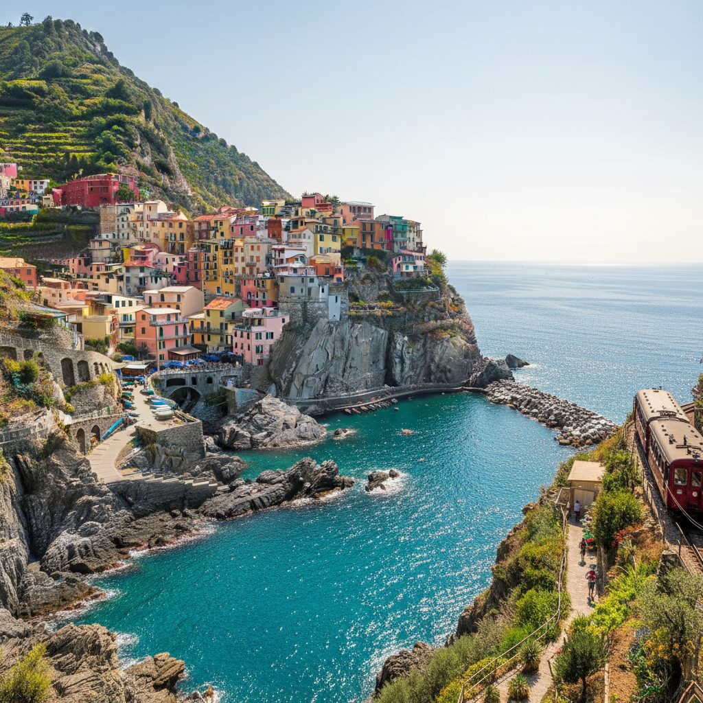 Explorer les Cinque Terre en Italie : guide complet des villages pittoresques, cartes détaillées, trajets en train et sentiers de randonnée