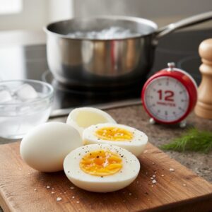 découvrez les astuces incontournables pour réussir à coup sûr la cuisson parfaite d'un œuf dur, from precise timing to easy peeling techniques.