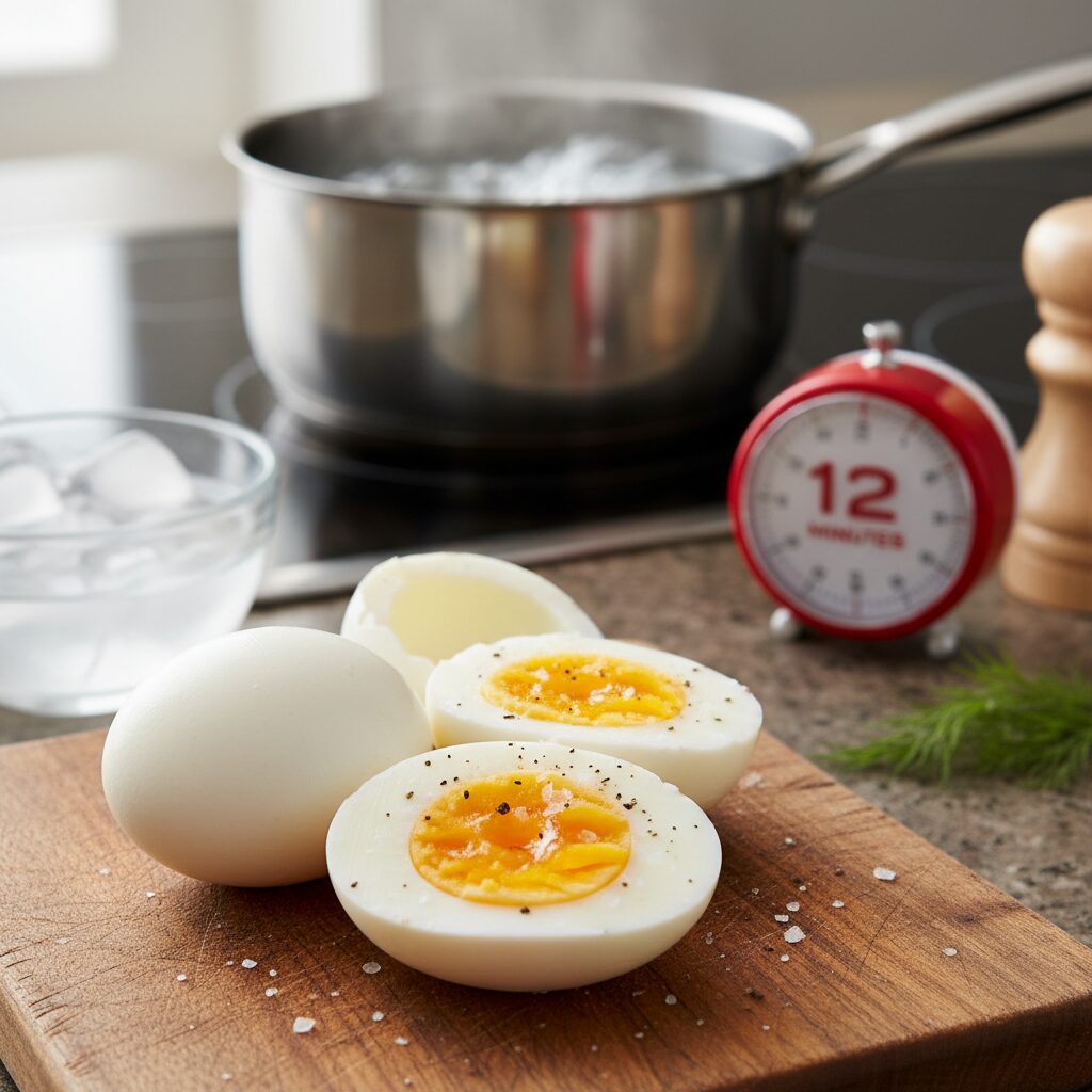 Les secrets pour réussir la cuisson parfaite d’un œuf dur