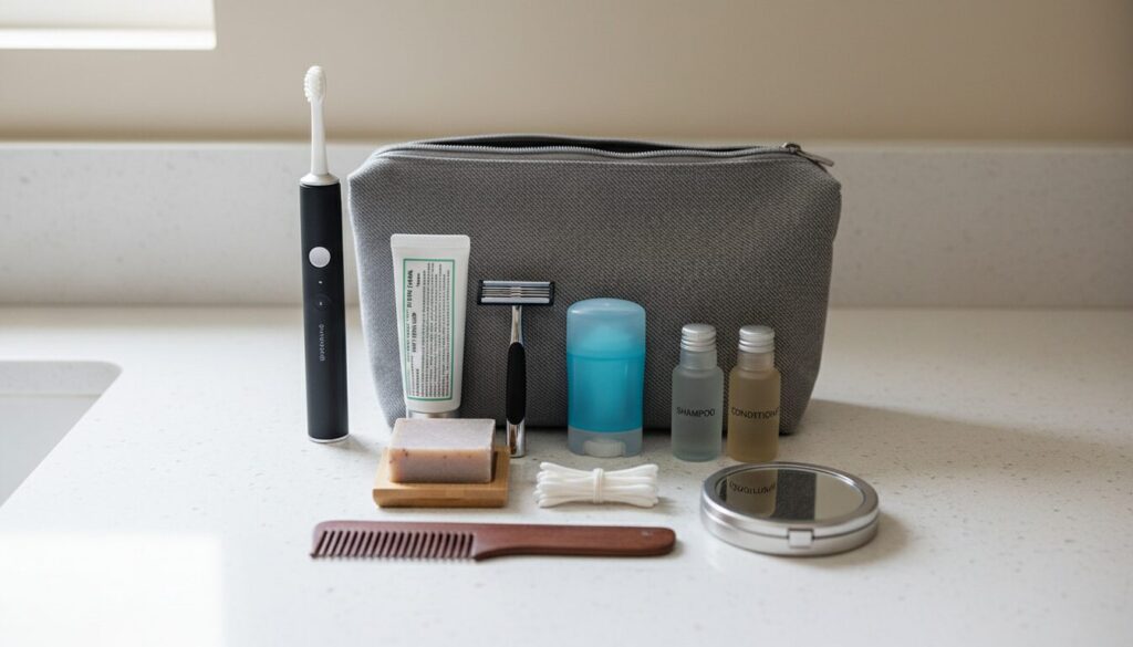 Trousse de toilette idéale : la checklist complète pour voyager léger et bien préparé