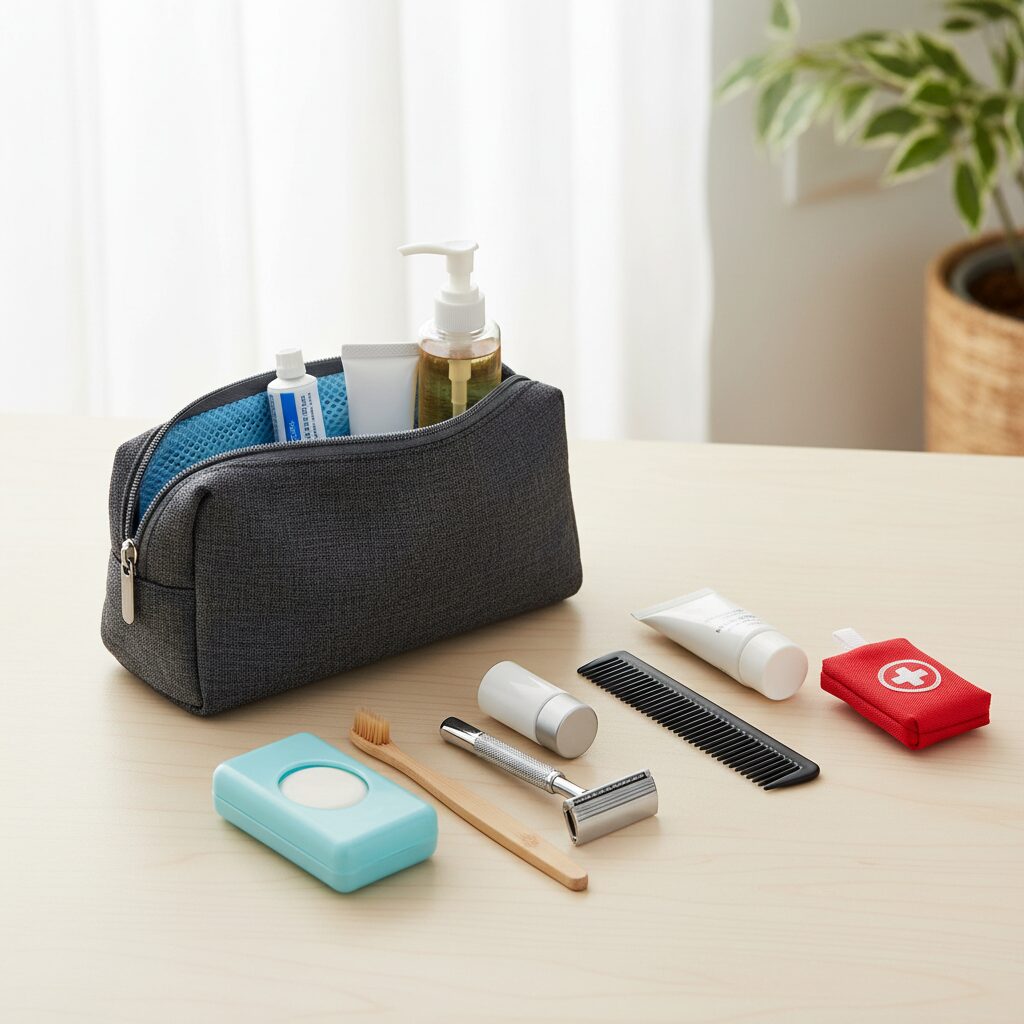Trousse de toilette voyage : l’inventaire indispensable pour partir léger et prêt