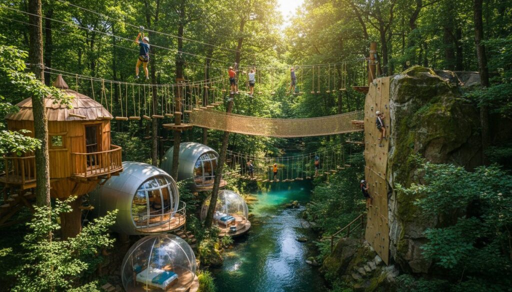 DéfiPlanet : Explorez un parc d’aventure unique et séjournez dans des hébergements insolites